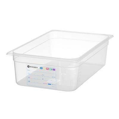 Kontejner GN 1/1 HACCP, HENDI, GN 1/1, 21L, Průhledná, 530x325x(H)150mm | 880067